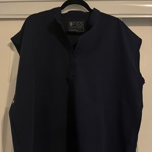 Navy rafaela figs top, large